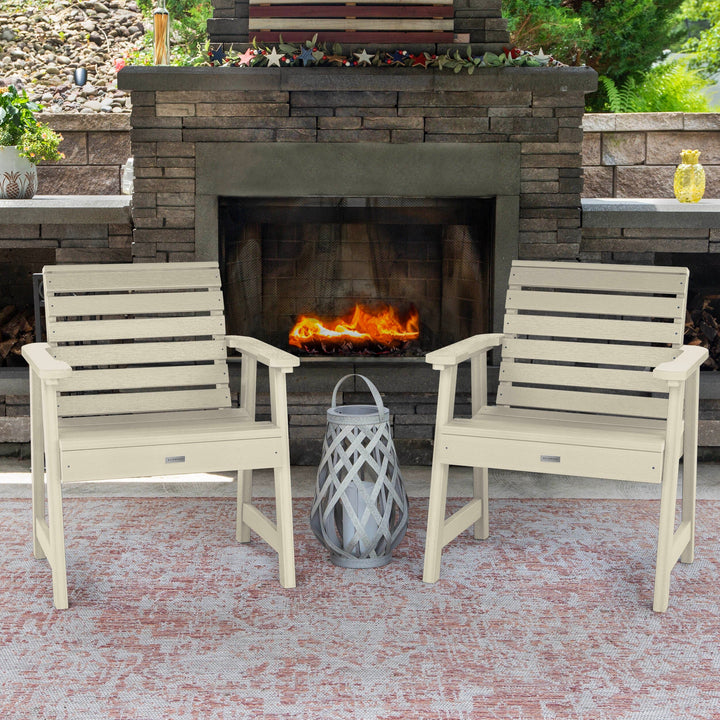 Set of 2 Weatherly Garden Chairs Kitted Sets Highwood USA 