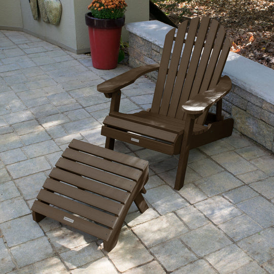 Hamilton Reclining Adirondack Chair with Folding Ottoman Adirondack Chairs Highwood USA 