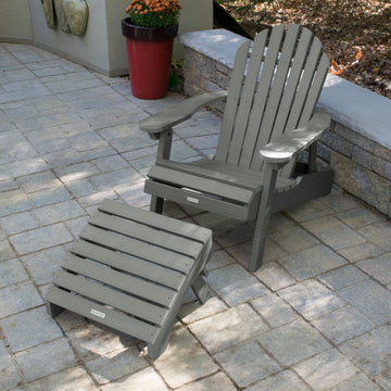 Hamilton Reclining Adirondack Chair with Folding Ottoman Adirondack Chairs Highwood USA 
