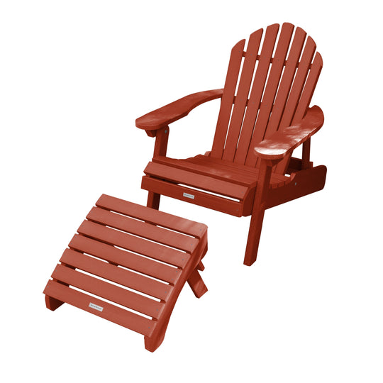 Hamilton Folding Adirondack Chair & Ottoman – Highwood USA