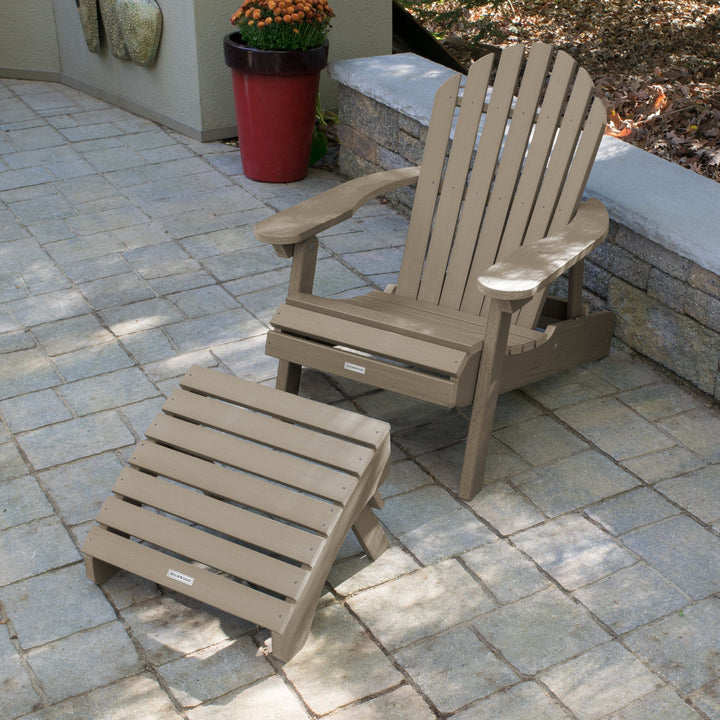 Hamilton Reclining Adirondack Chair with Folding Ottoman Adirondack Chairs Highwood USA 