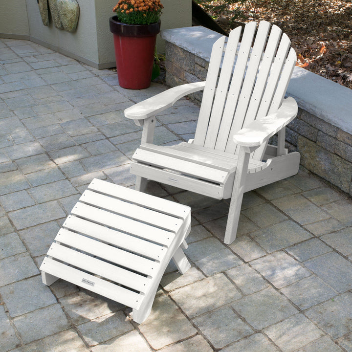 Hamilton Reclining Adirondack Chair with Folding Ottoman Adirondack Chairs Highwood USA 
