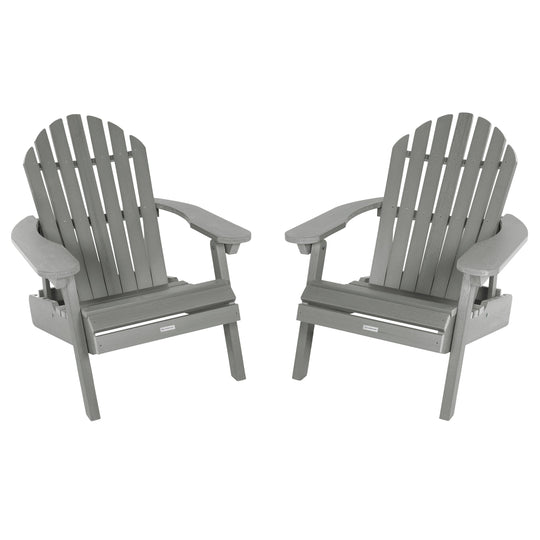 Set of 2 Hamilton Reclining Adirondack Chairs Adirondack Chairs Highwood USA Coastal Teak 