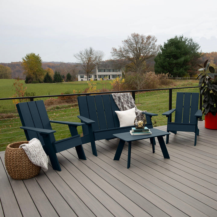 Italica Modern Adirondack Conversation Set Kitted Sets Highwood USA 