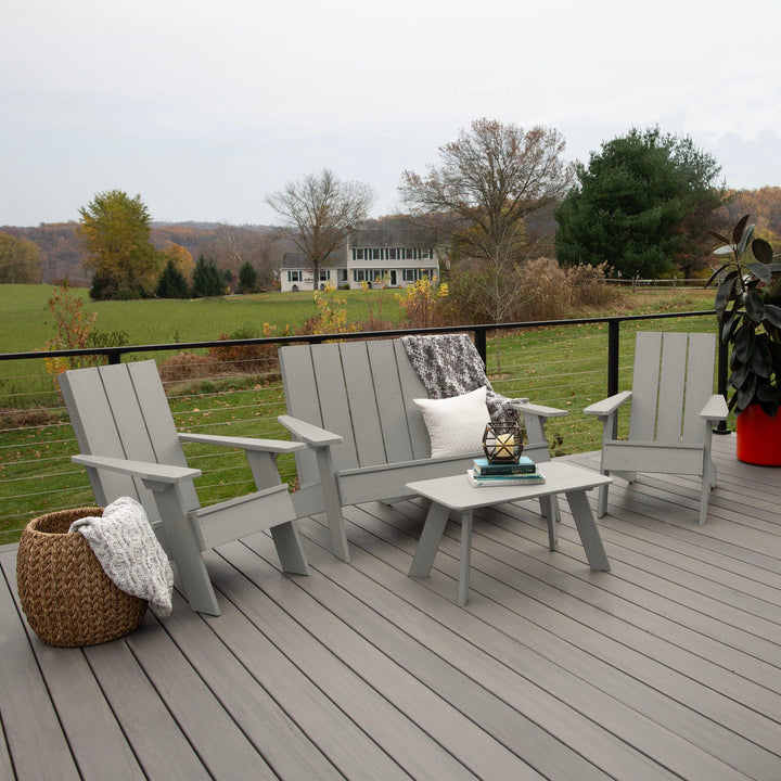 Italica Modern Adirondack Conversation Set Kitted Sets Highwood USA 