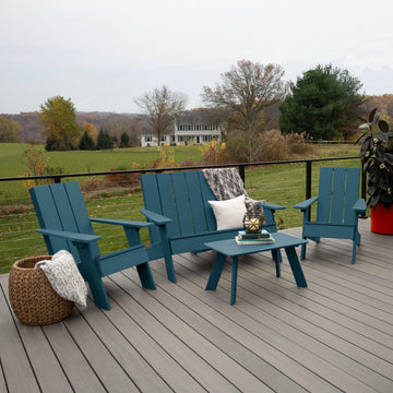 Italica Modern Adirondack Conversation Set Kitted Sets Highwood USA 