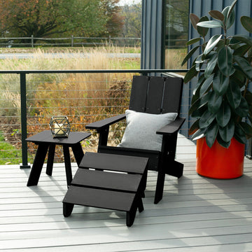 Italica Modern Adirondack Chair, Ottoman, and Side Table Adirondack Chairs Highwood USA 