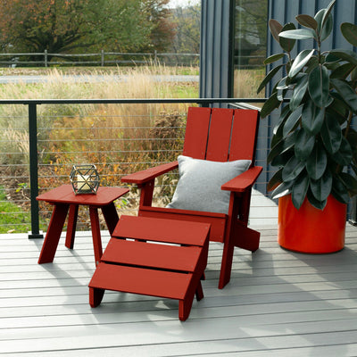Italica Modern Adirondack Chair, Ottoman, and Side Table Adirondack Chairs Highwood USA 