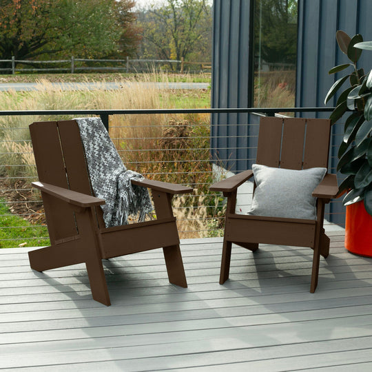 Set of Two Italica Modern Adirondack Chairs Adirondack Chairs Highwood USA 