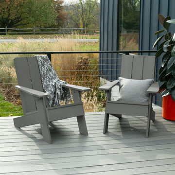 Set of Two Italica Modern Adirondack Chairs Adirondack Chairs Highwood USA 