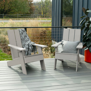 Set of Two Italica Modern Adirondack Chairs Adirondack Chairs Highwood USA 