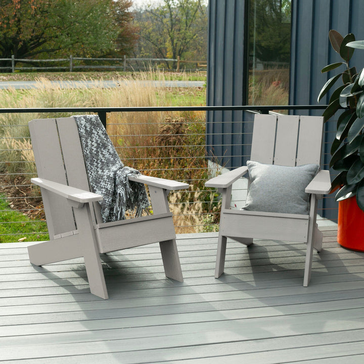 Set of Two Italica Modern Adirondack Chairs Adirondack Chairs Highwood USA 