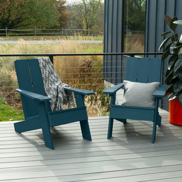 Set of Two Italica Modern Adirondack Chairs Adirondack Chairs Highwood USA 