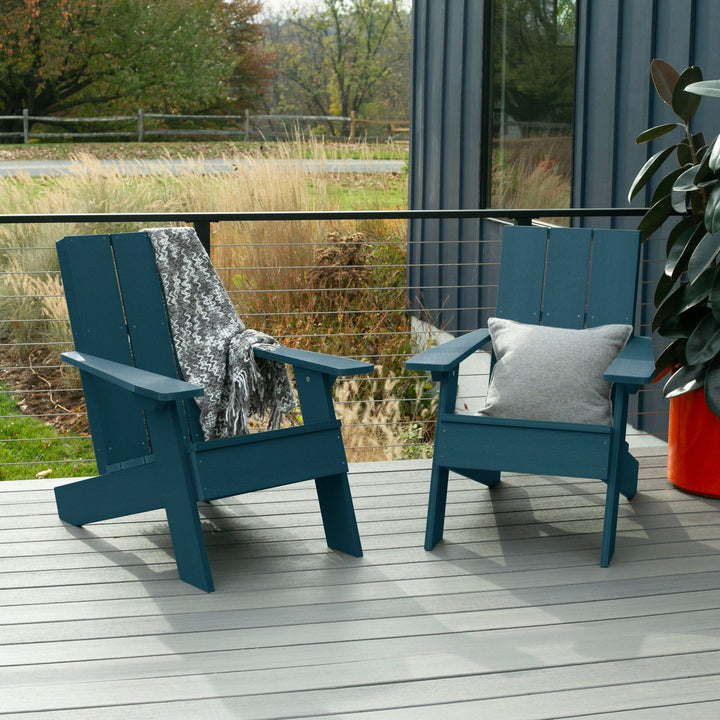 Set of Two Italica Modern Adirondack Chairs Adirondack Chairs Highwood USA 