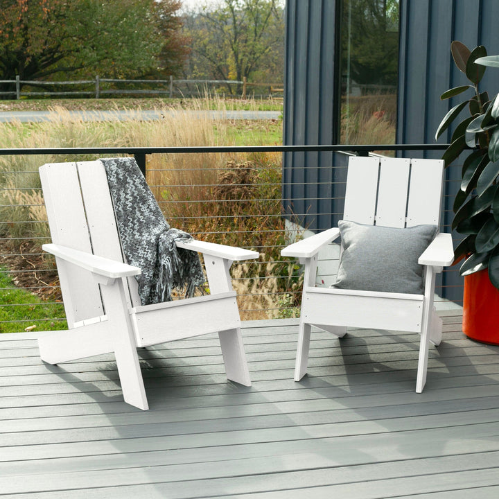 Set of Two Italica Modern Adirondack Chairs Adirondack Chairs Highwood USA 