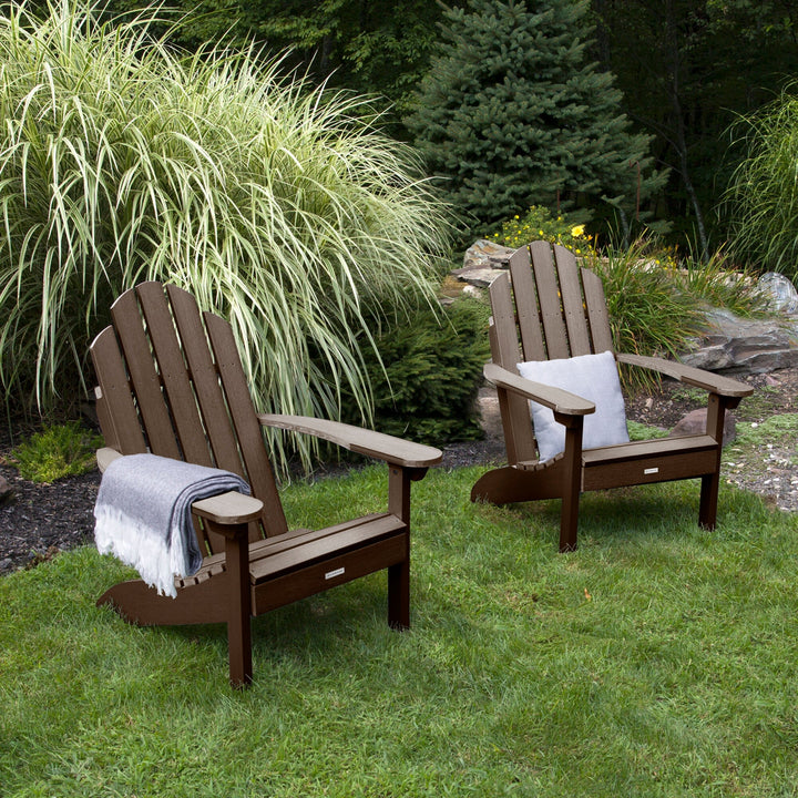 Set of Two Classic Westport Adirondack Chairs Kitted Sets Highwood USA 