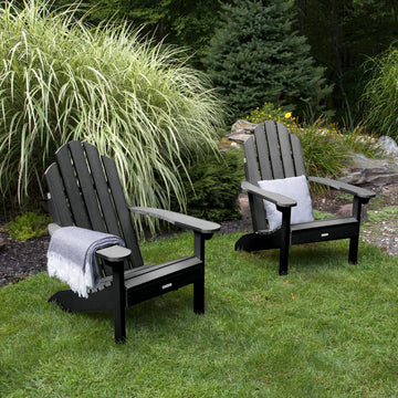 Set of Two Classic Westport Adirondack Chairs Kitted Sets Highwood USA 