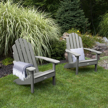 Set of Two Classic Westport Adirondack Chairs Kitted Sets Highwood USA 