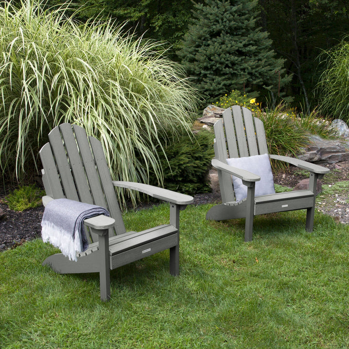 Set of Two Classic Westport Adirondack Chairs Kitted Sets Highwood USA 