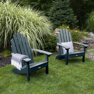 Set of Two Classic Westport Adirondack Chairs Kitted Sets Highwood USA 