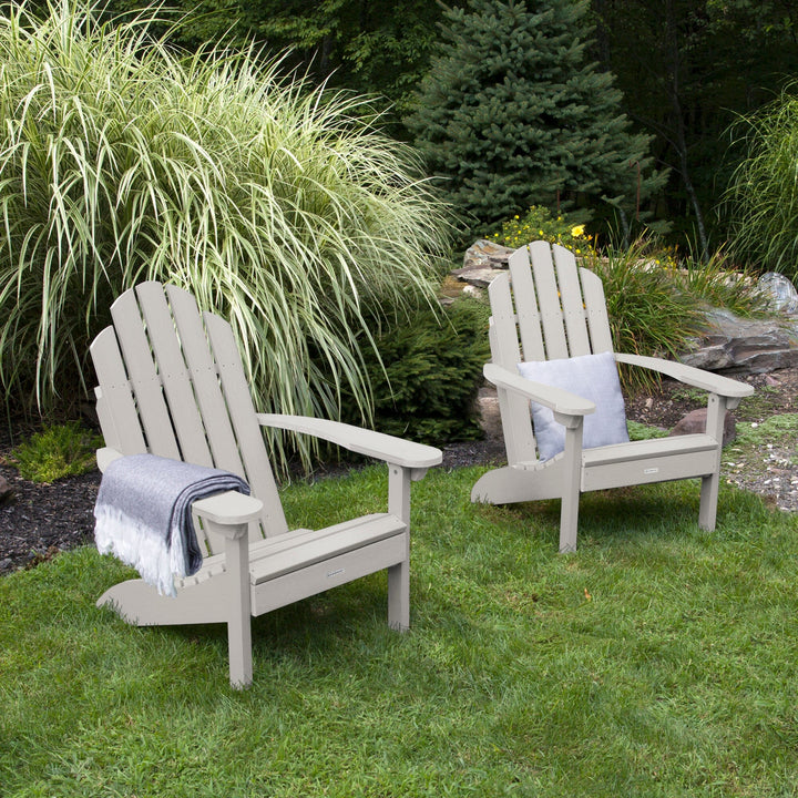 Set of Two Classic Westport Adirondack Chairs Kitted Sets Highwood USA 