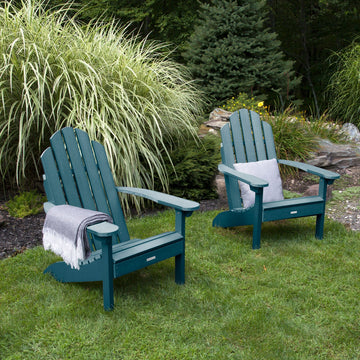 Set of Two Classic Westport Adirondack Chairs Kitted Sets Highwood USA 