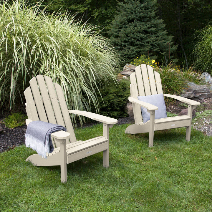 Set of Two Classic Westport Adirondack Chairs Kitted Sets Highwood USA 