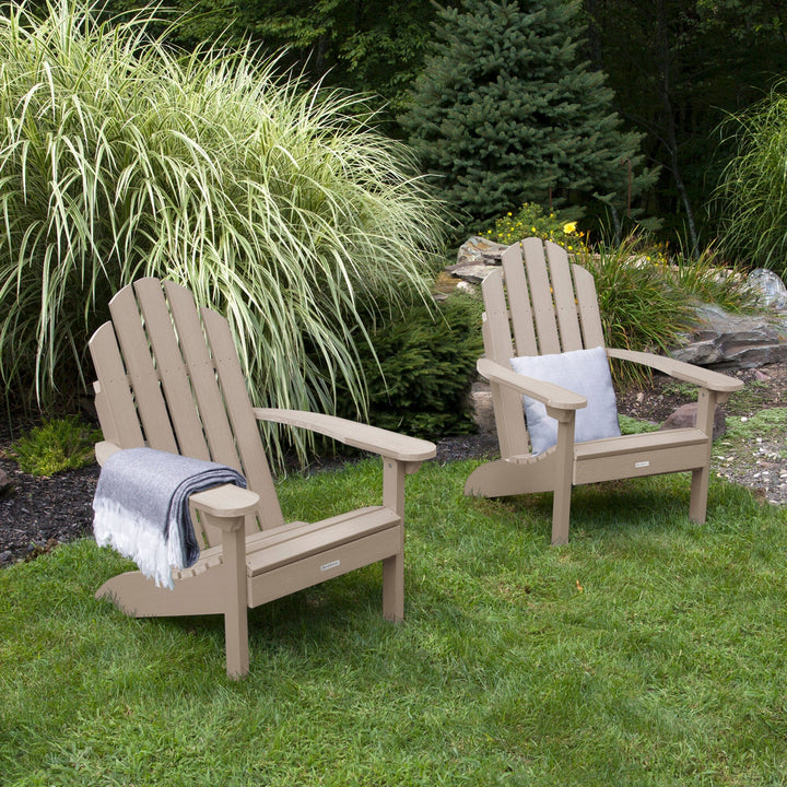 Set of Two Classic Westport Adirondack Chairs Kitted Sets Highwood USA 