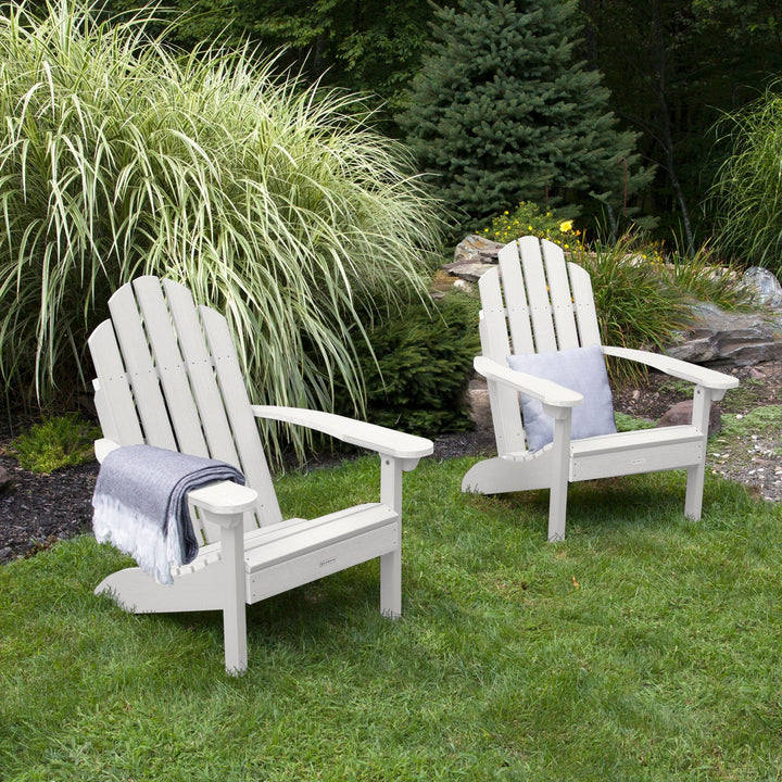 Set of Two Classic Westport Adirondack Chairs Kitted Sets Highwood USA 