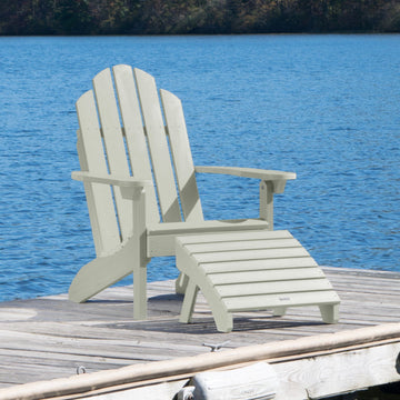 Classic Westport Adirondack Chair with Folding Adirondack Ottoman Adirondack Chairs Highwood USA 