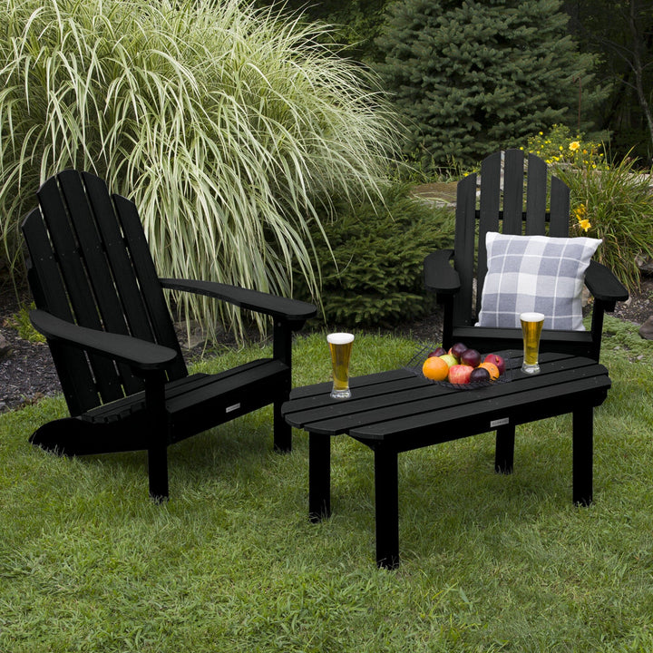 2 Westport Adirondack Chairs with 1 Westport Conversation Table Kitted Sets Highwood USA 