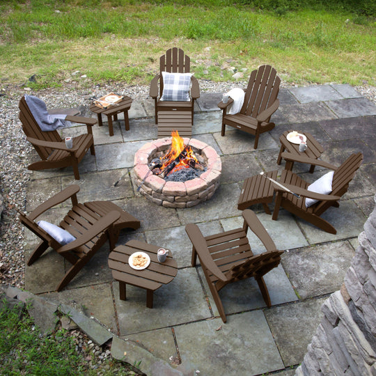 Classic Westport Adirondack Fireside Set Kitted Sets Highwood USA 