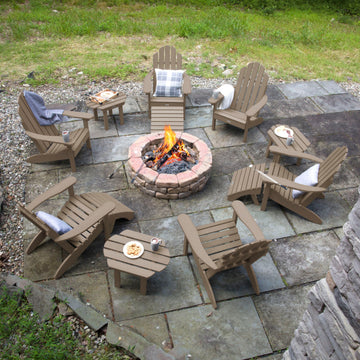 Classic Westport Adirondack Fireside Set Kitted Sets Highwood USA 