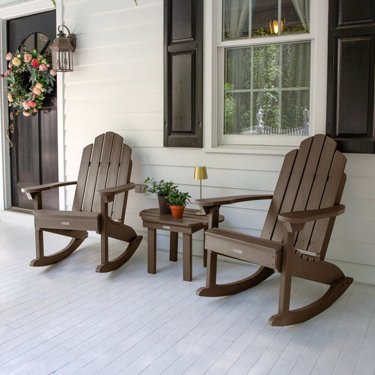 Classic Westport Rocking Chair and Table Set Kitted Sets Highwood USA 