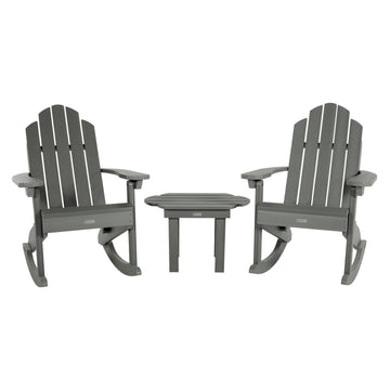 Classic Westport Rocking Chair and Table Set Kitted Sets Highwood USA Coastal Teak 