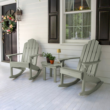 Classic Westport Rocking Chair and Table Set Kitted Sets Highwood USA 