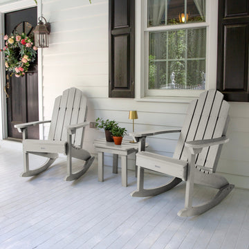 Classic Westport Rocking Chair and Table Set Kitted Sets Highwood USA 