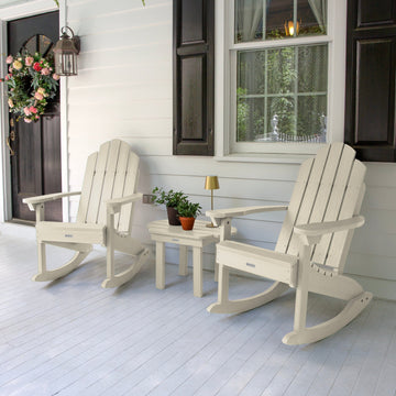 Classic Westport Rocking Chair and Table Set Kitted Sets Highwood USA 