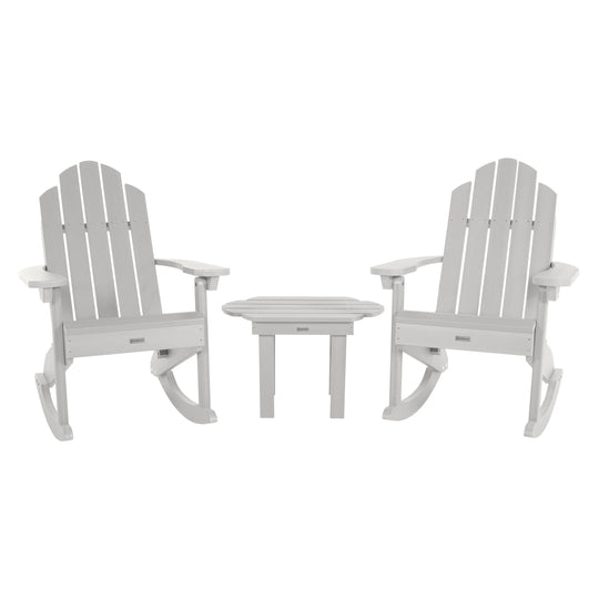 Classic Westport Rocking Chair and Table Set Kitted Sets Highwood USA White 
