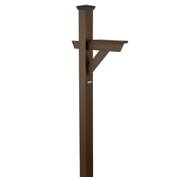 Hazleton Mailbox Post Outdoor Structures Highwood USA Weathered Acorn 