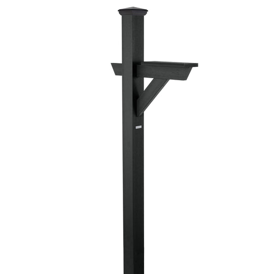 Hazleton Mailbox Post Outdoor Structures Highwood USA Black 