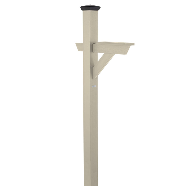 Hazleton Mailbox Post Outdoor Structures Highwood USA Whitewash 
