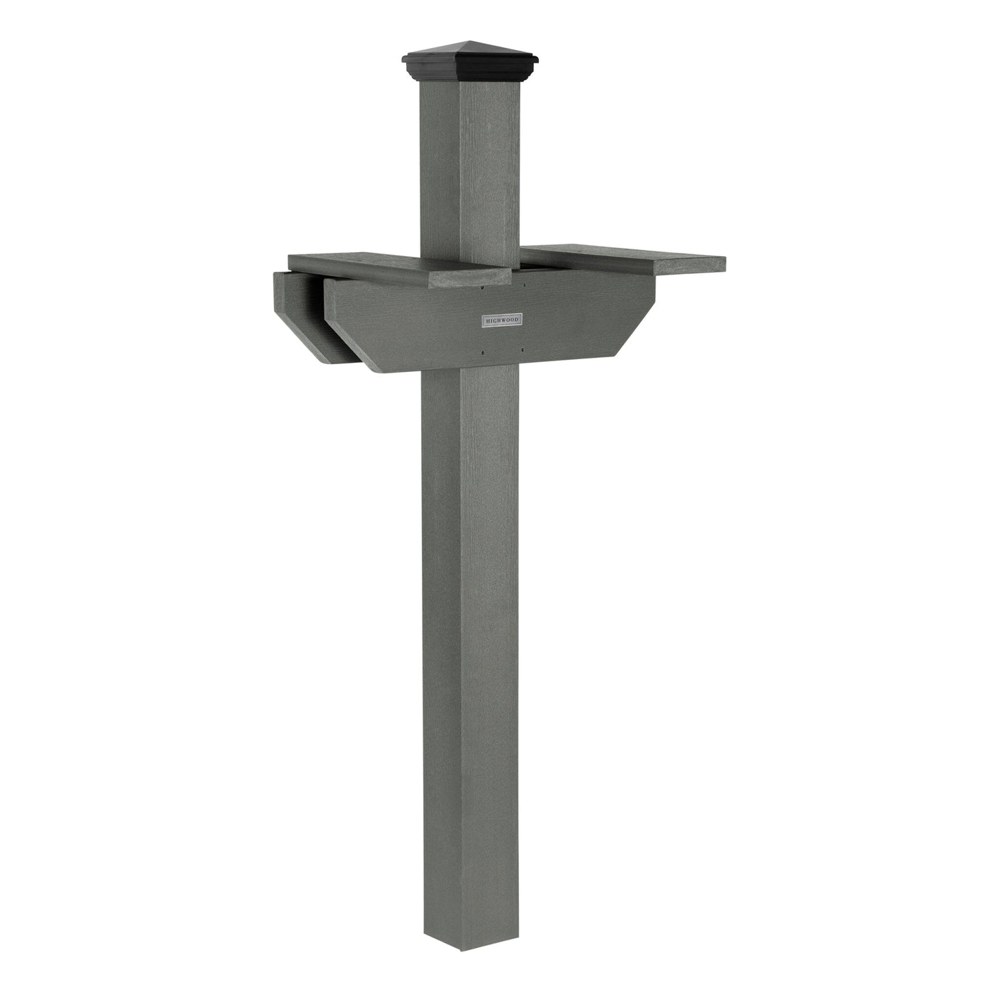 Hazleton Side-by-side Mailbox Post Outdoor Structures Highwood USA 