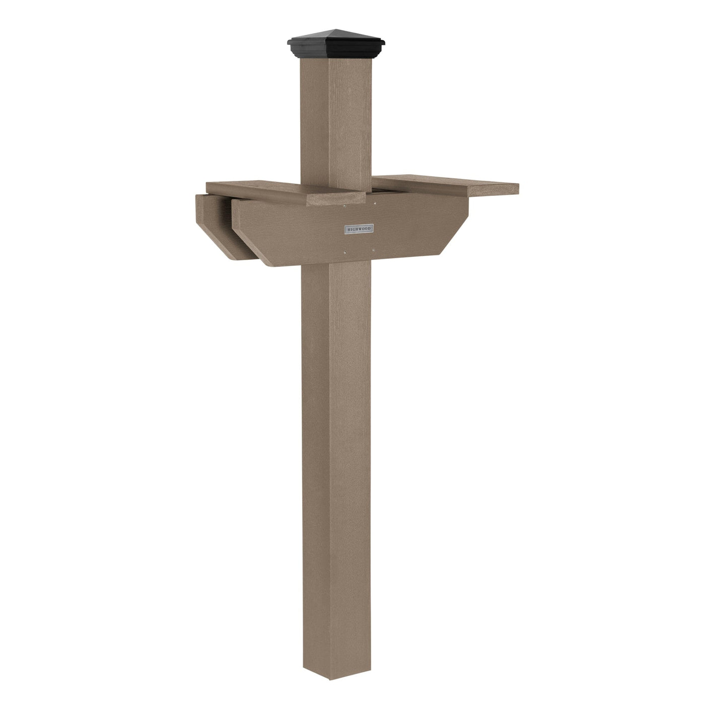 Hazleton Side-by-side Mailbox Post Outdoor Structures Highwood USA 