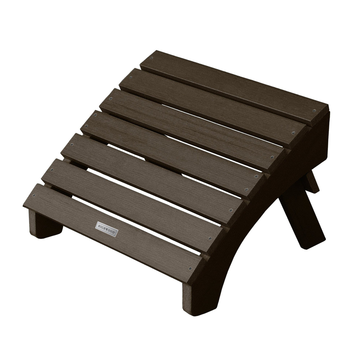 Folding Adirondack Ottoman Ottoman Highwood USA Weathered Acorn 