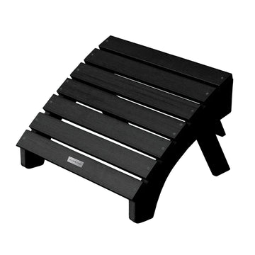 Folding Adirondack Ottoman Ottoman Highwood USA Black 
