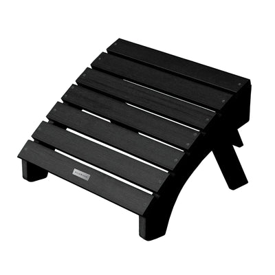 Folding Adirondack Ottoman Ottoman Highwood USA Black 