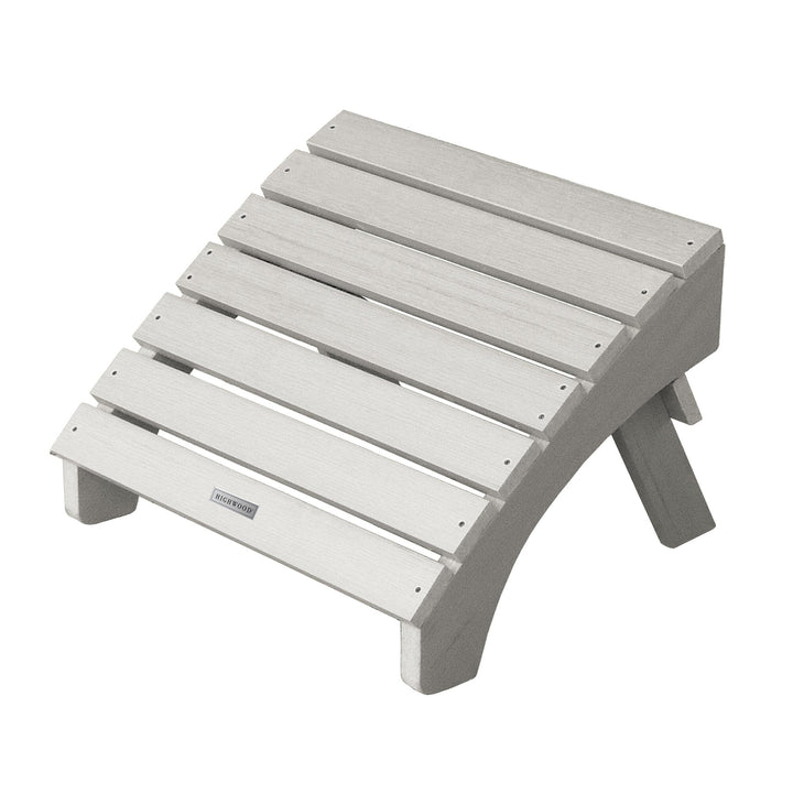 Folding Adirondack Ottoman Ottoman Highwood USA Harbor Gray 