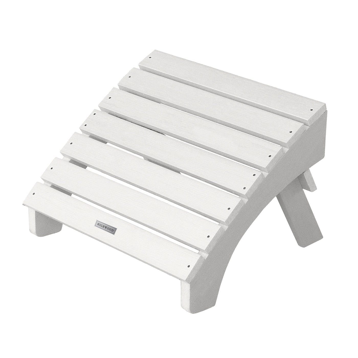 Folding Adirondack Ottoman Ottoman Highwood USA White 