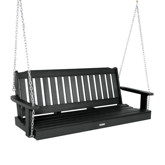 Lehigh Porch Swing - 5ft BenchSwing Highwood USA Black 